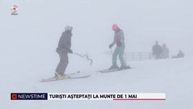 Turiști așteptați la munte de 1 Mai